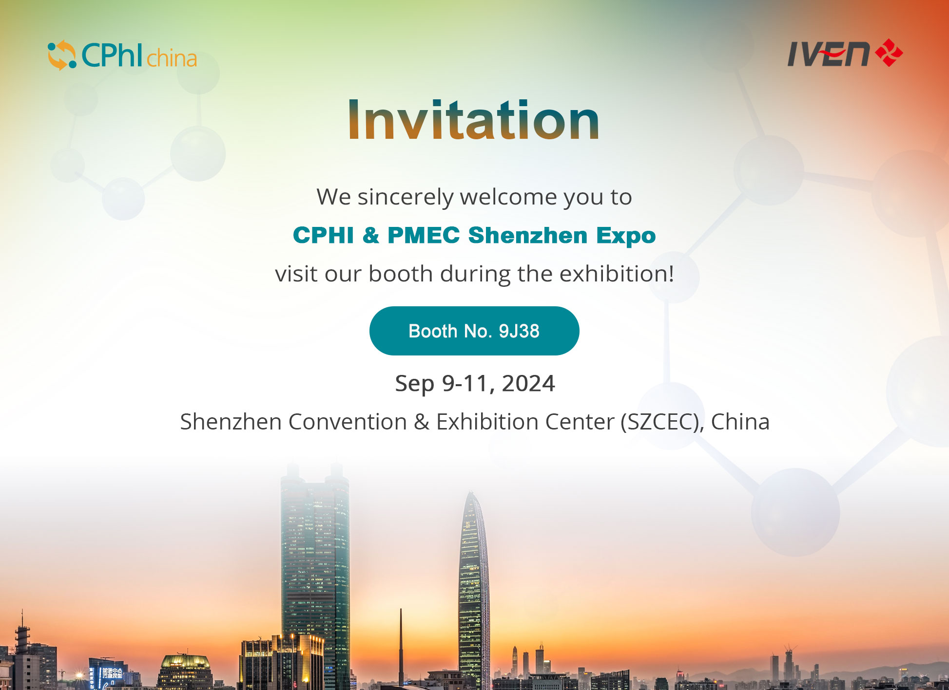 IVEN Set to Showcase at CPHI & PMEC Shenzhen Expo 2024